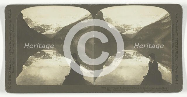 Lovely Lake Louise one of nature's most perfect gems, Rocky Mts., Alberta, Canada, 1906. Creator: HC White.