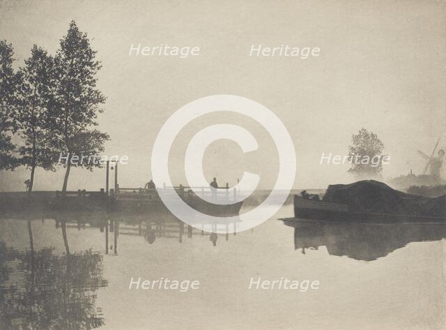 Buckenham Ferry, 1890-1891, printed 1893. Creator: Dr Peter Henry Emerson.