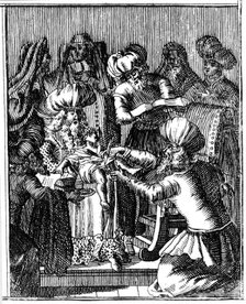 Ceremony of Circumcision, Basel, 1739 (first edition 1663). Artist: Jan Leusden