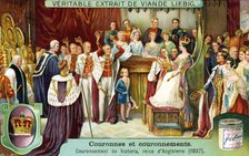 The Crowning of Victoria, Queen of England in 1837, (c1900). Artist: Unknown