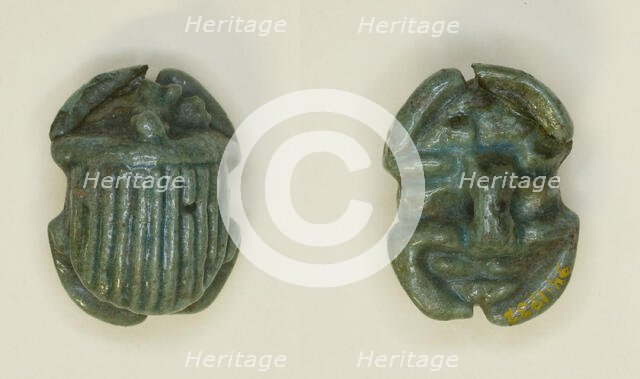 Scarab, Egypt, Late Period, Dynasty 26 (664-525 BCE). Creator: Unknown.