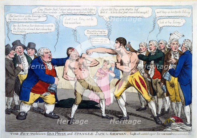 The Set-Too between Old Price and Spangle Jack the Shewman - fought with unabated vigour for nine ro