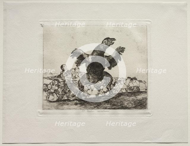 The Horrors of War: A Carnivorous Vulture. Creator: Francisco de Goya (Spanish, 1746-1828).