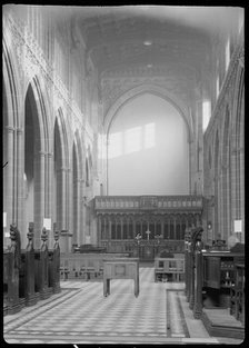 Cathedral Church of St Mary, Fennel Street, Manchester, 1942. Creator: George Bernard Wood.