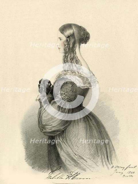 'Isabella Anson', 1840. Creator: Richard James Lane.