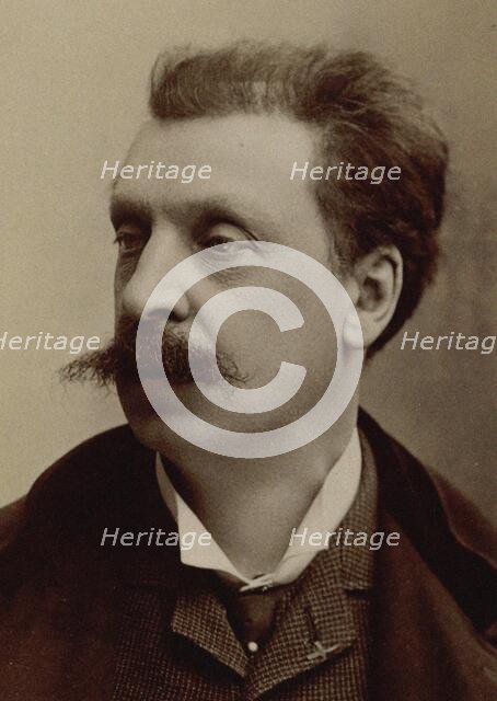 Portrait of the Composer Victorin de Joncières (1839-1903). Creator: Photo studio Nadar.