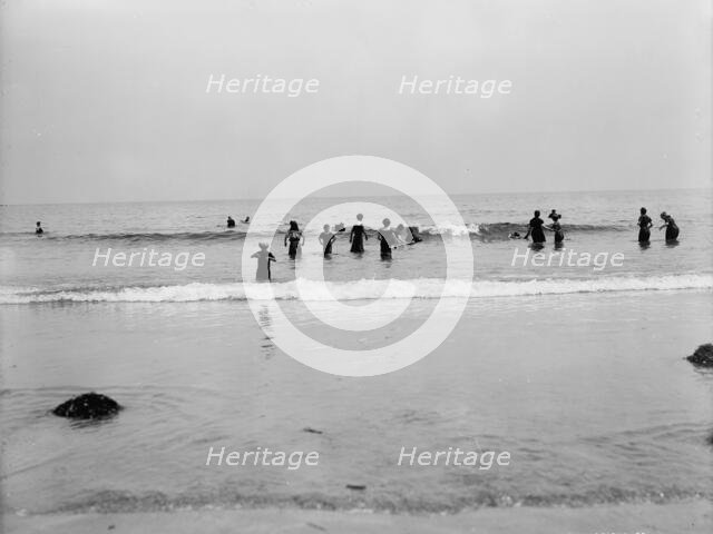 Surf bathing, between 1900 and 1905. Creator: Unknown.