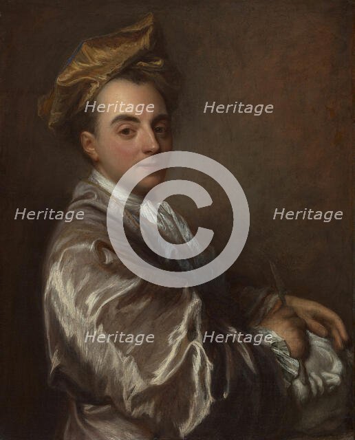 Portrait of a Sculptor, 1700/10. Creator: Jean-Baptiste Santerre.