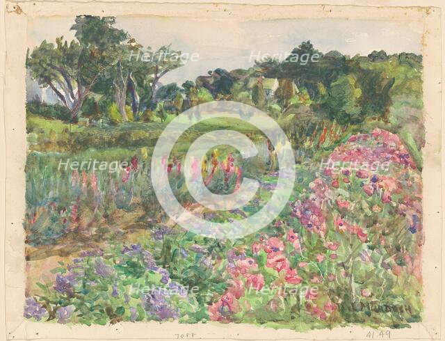 Parmelee Estate in Bloom, c. 1920. Creator: Dora Louise Murdoch.