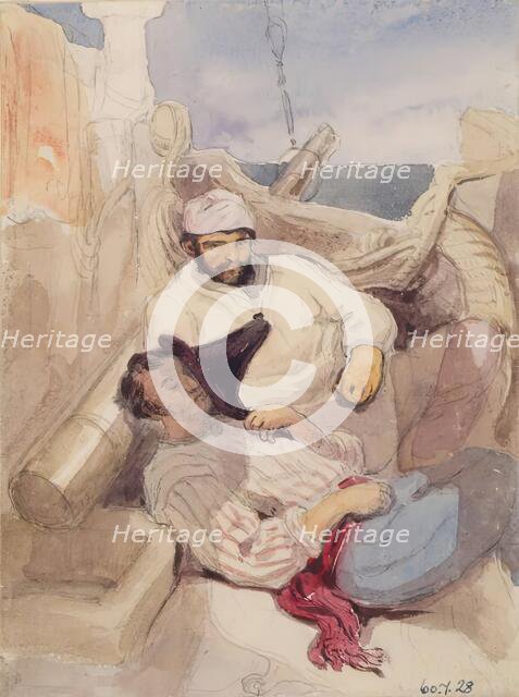 Two Spanish Sailors, 1834. Creator: William Allan.