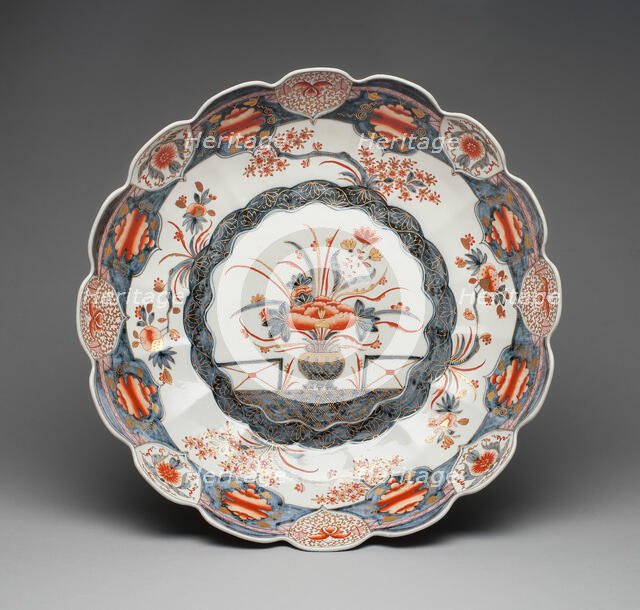 Dish, Vienna, 1725/30. Creator: Du Paquier Porcelain Manufactory.