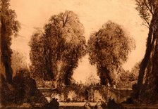 Paysage d'autrefois, c1880-1940. Creator: Gaston De Latenay.