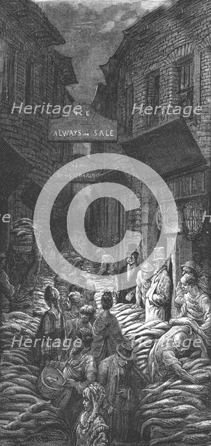 'Dark House Lane - Billingsgate', 1872.  Creator: Gustave Doré.