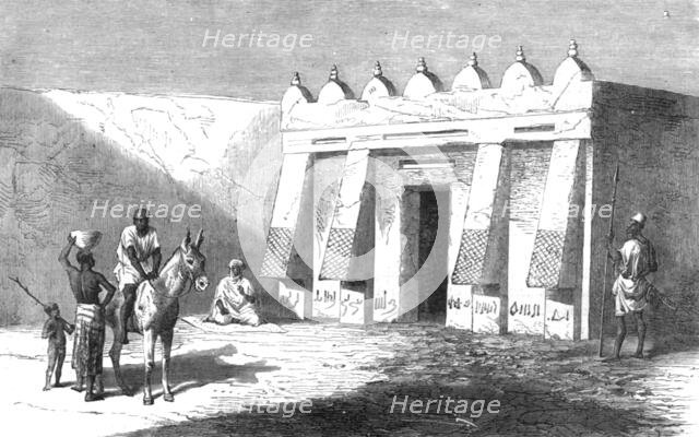 'House of the Daughter of the last King of Segou, at Yamina; Journey from the Senegal...', 1875. Creator: Unknown.