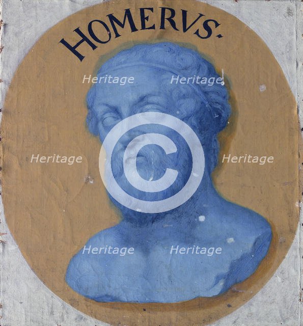 Homer, c. 1670. Creator: Sandrart, Joachim, von (1606-1688).
