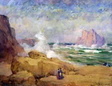 On the Coast of California, n.d. Creator: William Henry Holmes.