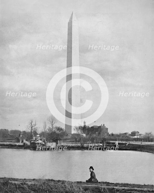 'Washington Monument, Washington D.C.', c1897. Creator: Unknown.