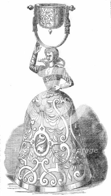 Curious drinking-cup formerly in the Strawberry-Hill collection, 1861. Creator: Unknown.