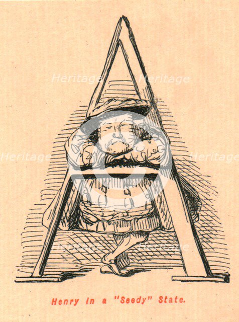 'Henry in a "Seedy" State', 1897. Creator: John Leech.