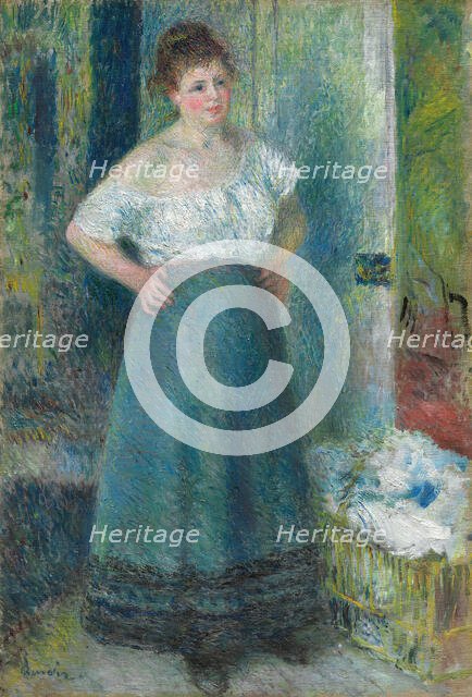 The Laundress, 1877/79. Creator: Pierre-Auguste Renoir.