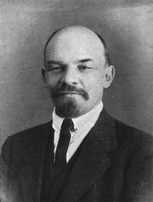 The Bolshevik Coup in Russia; Oulianov known as Lenin, 1917. Creator: Unknown.