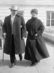 Schall, Thomas David, Rep. from Minnesota, 1915-1925; Senator, 1925-1936 with Wife, 1915. Creator: Harris & Ewing.