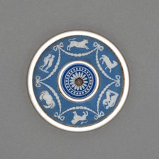 Button with Signs of the Zodiac, Burslem, Late 18th century. Creator: Wedgwood.