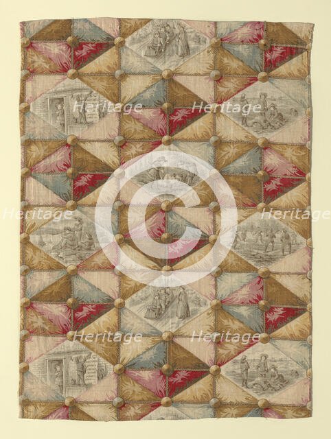 Children at Play (Furnishing Fabric), Massachusetts, 1886/90. Creator: Merrimack Manufacturing Company.