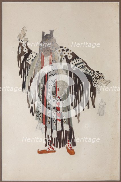 Costume design for the opera Ruslan and Lyudmila by M. Glinka.