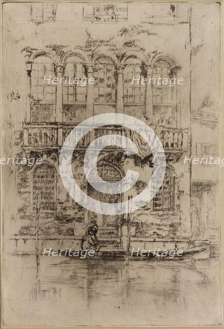 The Balcony, 1879-1880. Creator: James Abbott McNeill Whistler.