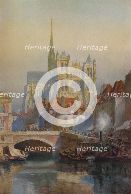 'Amiens Cathedral', c1903, (1938). Artist: Richard Henry Wright.