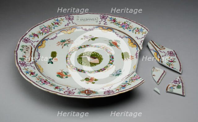 Dish, China, c. 1765. Creator: Jingdezhen Porcelain.