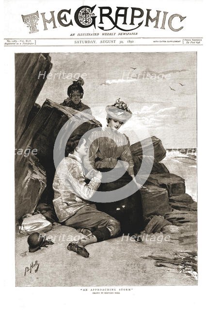 ''The Graphic, Front Cover Saturday August 30, 1890', 1890. Creator: Bernard Hall.