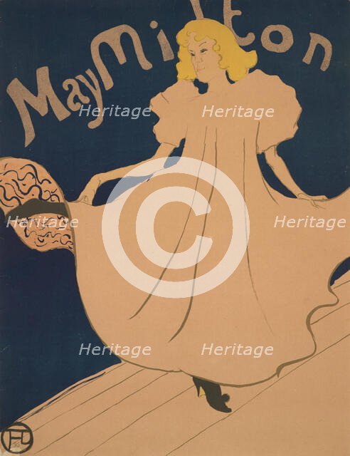 May Milton, 1895. Creator: Henri de Toulouse-Lautrec.