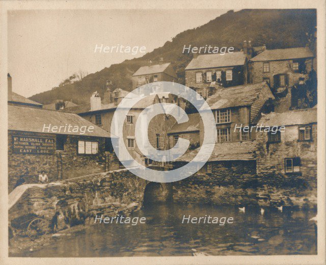 'House On Props - Polperro', 1927. Artist: Unknown.