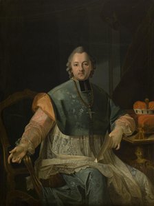 Portrait of Bishop Ignacy Krasicki, 1838. Creator: Aleksander Skalski.