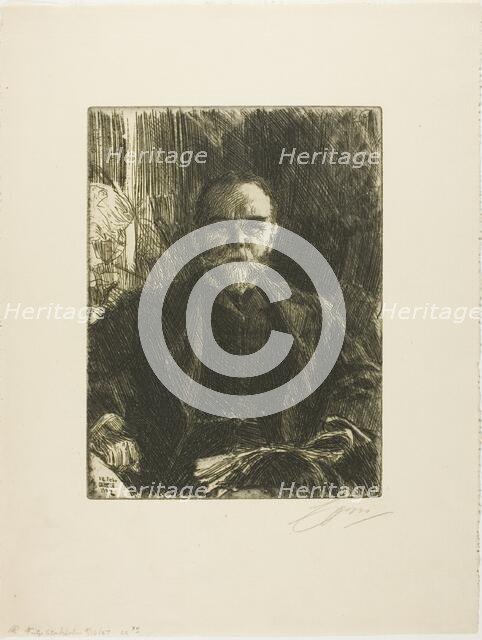 John Hay, 1904. Creator: Anders Leonard Zorn.