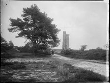 Leith Hill Tower, Leith Hill, Wotton, Mole Valley, Surrey, 1912. Creator: Katherine Jean Macfee.