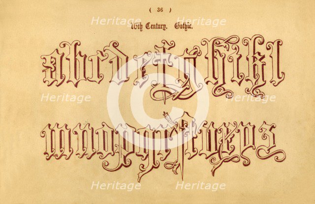 '16th Century. Gothic.', 1862. Artist: Unknown.