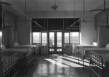 Triboro Hospital for Tuberculosis, Parsons Blvd., Jamaica, New York, 1940. Creator: Gottscho-Schleisner, Inc.