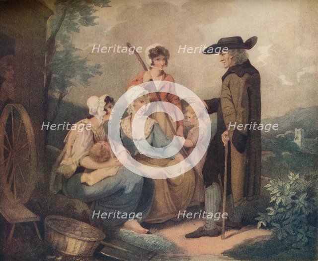 'The Cottage Door', c1791. Artist: Thomas Gaugain.