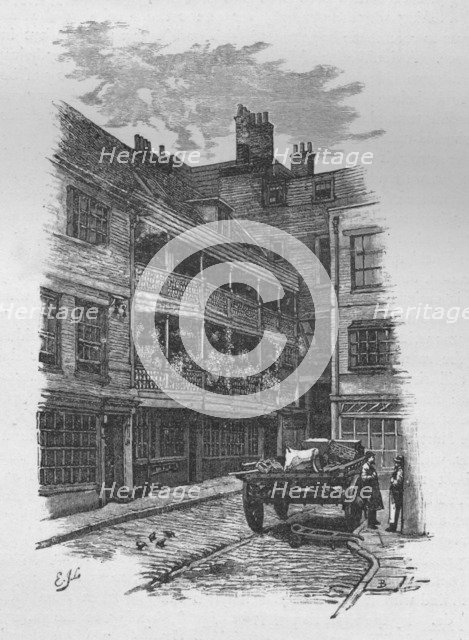 'The George Inn, Borough', 1890. Artist: Unknown.