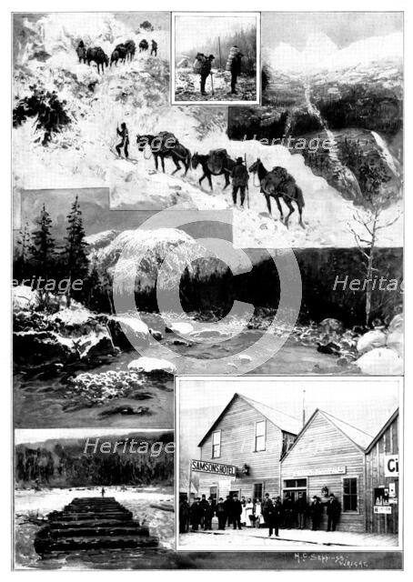 On the Way to Klondike, 1898. Creator: Unknown.