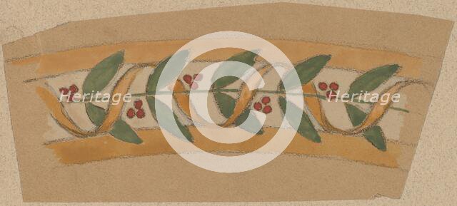 Study for a Border Design, 1890/1897. Creator: Charles Sprague Pearce.