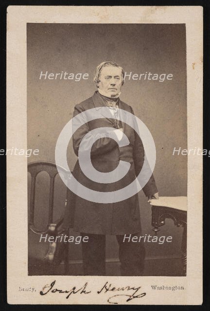 Portrait of Joseph Henry (1797-1878) - Standing, Before 1878. Creator: Mathew Brady.