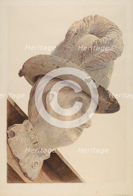 Figurehead, 1935/1942. Creator: Alfred Walbeck.