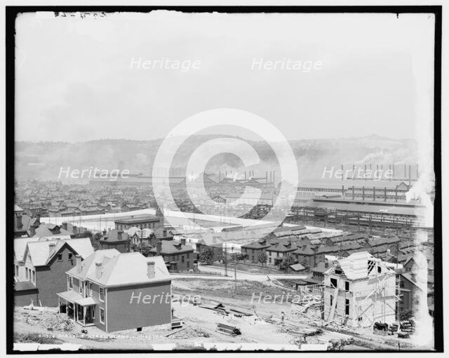 Carnegie Steel Plant, Homestead, Pa., c1905. Creator: Unknown.