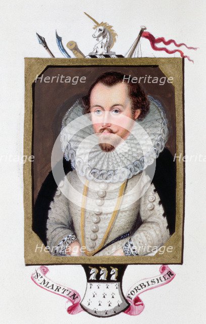 Sir Martin Frobisher, 16th century English navigator, (1825). Artist: Sarah, Countess of Essex