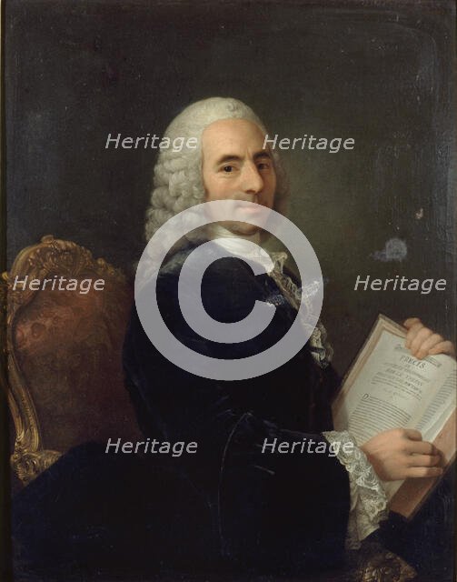 Portrait of François Quesnay (1694-1774), 1743. Creator: Anonymous.