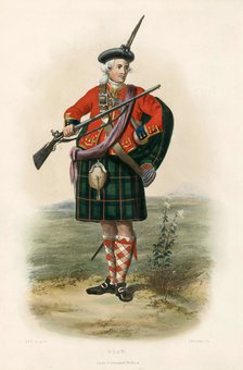 Shaw, from The Clans of the Scottish Highlands, pub. 1845 (colour lithograph)